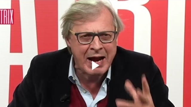 Vittorio Sgarbi da Matrix | Tito Di Persio