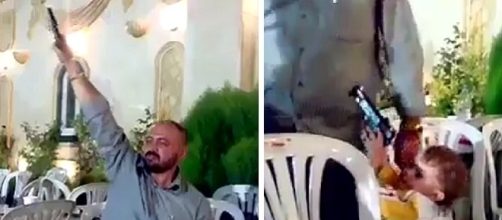 Menor segura o rev&oacute;lver e atira