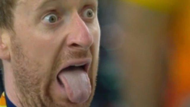 Bradley Wiggins, la boccaccia sul podio di Rio.