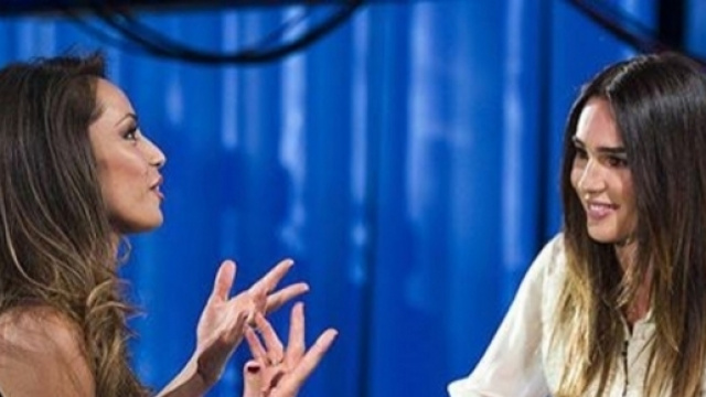 Raffaella Fico negli studi di Verissimo