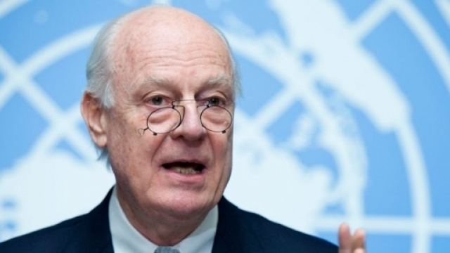 L'inviato ONU per la Siria, Staffan De Mistura