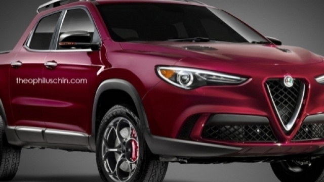 Stelvio dell'Alfa Romeo in versione Pick-up