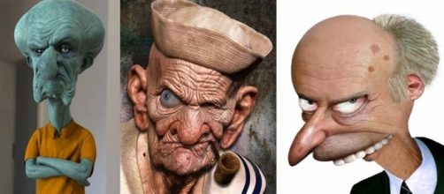 Desenhos animados mais realistas