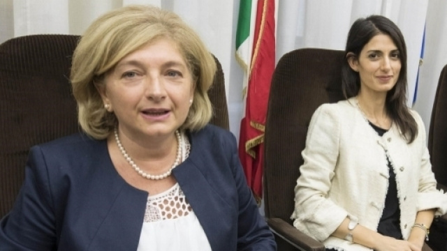 L'ex assessora Muraro e Virginia Raggi