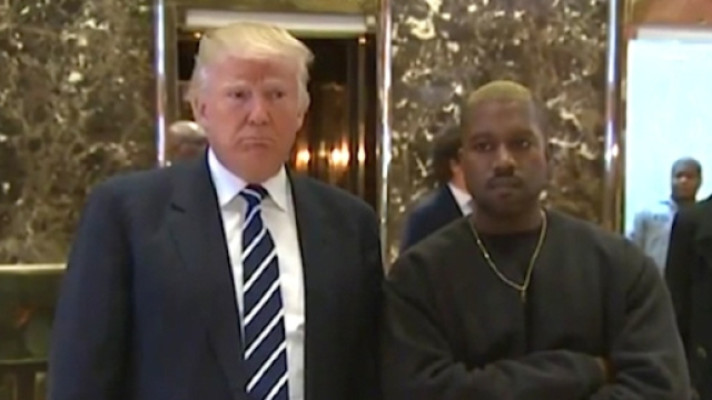 Donald J. Trump e Kanye West incontro
