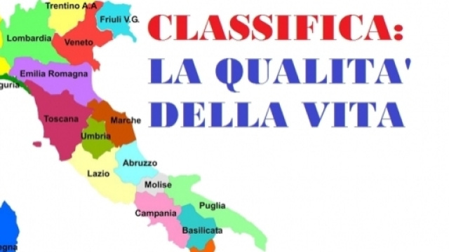 Ecco la classifica sulla qualit&agrave; della vita.
