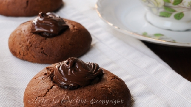 Nutellotti ricetta biscotti alla nutella veloci | Arte in Cucina - giallozafferano.it