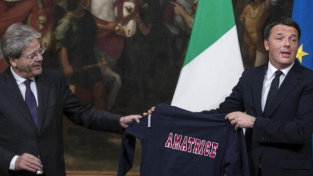 FOTO Passaggio di consegne tra Renzi e Gentiloni | LaPresse - lapresse.it