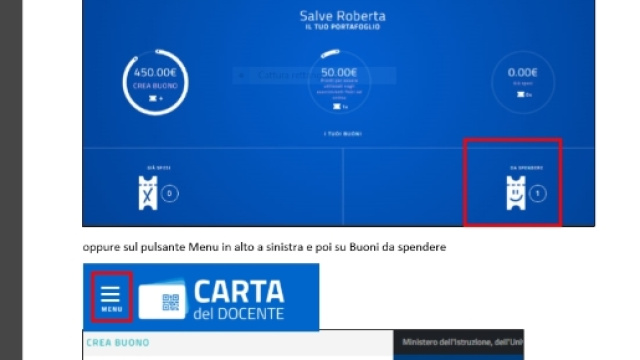Enti ed esercenti dove spendere i Buoni