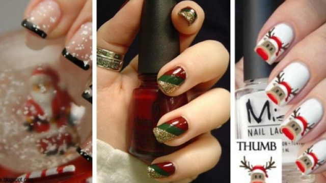 Novit&agrave; nail art: look Natale 2016