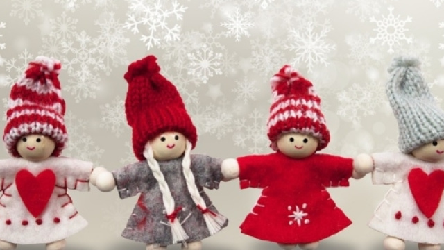 Alcuni simpatici pupazzi di Natale
