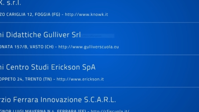 Spedere il buono ed enti di formazione online