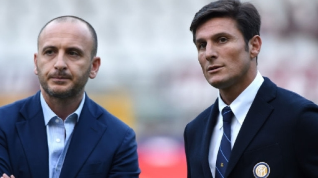 Ausilio e Javier Zanetti, due esponenti dell'Inter