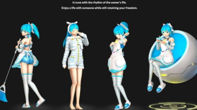 Dal Giappone arriva la waifu olografica che vi fa da assistente vocale