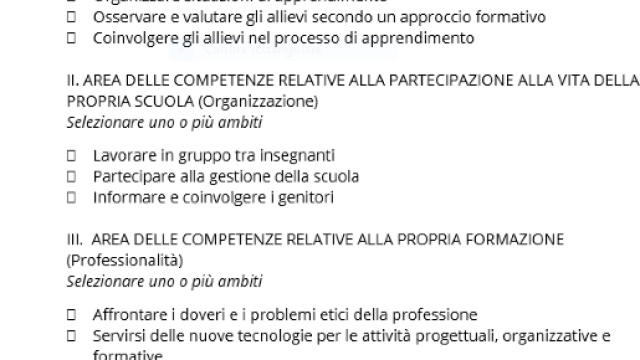 Esempio di come compilare il Bilancio Iniziale