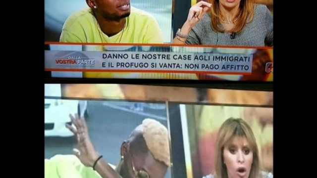 Bello Figo e Mussolini indignata, con tanto di titolo scandalistico