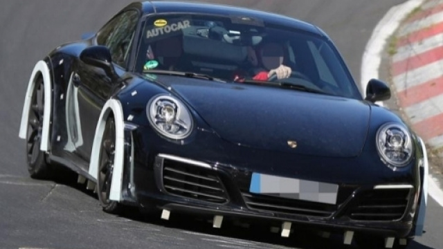 2018 Porsche 911 spotted testing at N&uuml;rburgring track | Autocar - autocar.co.uk