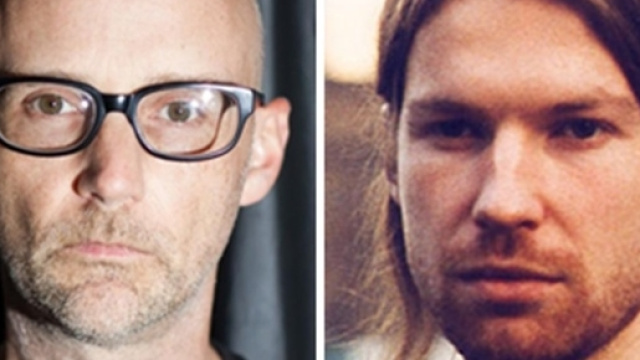 I due producer Moby e Aphex Twin