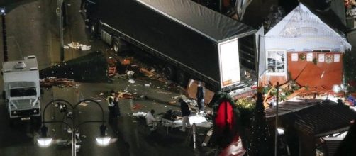 Breitscheidplatz in Berlin from above