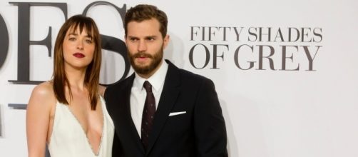 Os atores Dakota Johnson e Jamie Dornan