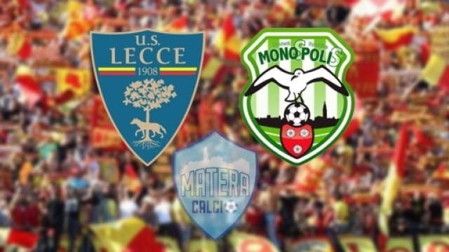 Il Lecce affronta in casa il Monopoli, ma occhio al Matera