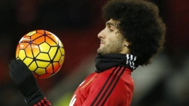Marouane Fellaini, centrocampista del Manchester United