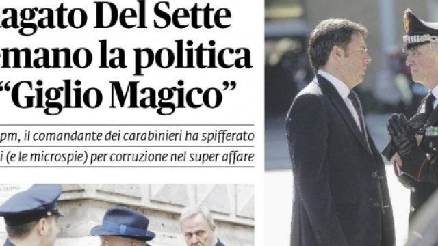 Oltra al generale Del Sette, anche Luca Lotti indagato nell'inchiesta Consip