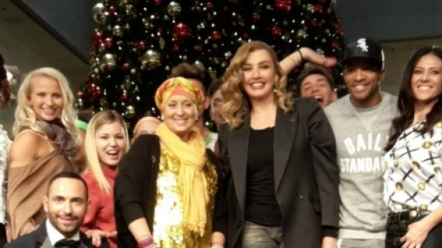Milly Carlucci a lavoro per il nuovo cast di 'Ballando con le Stelle'.
