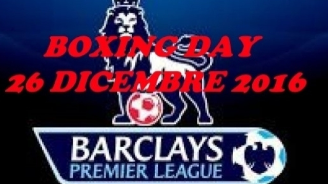 Formazioni Premier League Boxing Day 26 Dicembre 2016