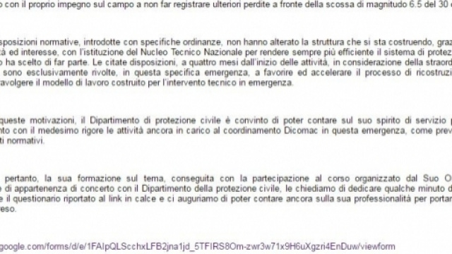 Terremoto gratuit&agrave; lavoro ingegneri