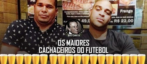 Alo&iacute;sio Chulapa e Adriano Didico Imperador, amigos de copo.