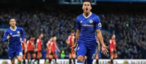 Pedro celebrates scoring against Bournemouth (Credit: https://twitter.com/_Pedro17_/status/813432058320224256)