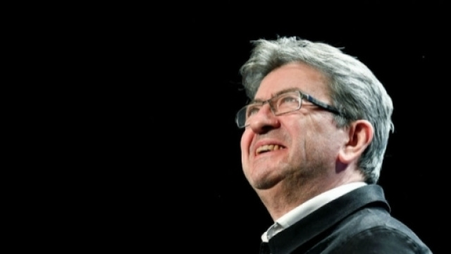 Jean-Luc M&eacute;lanchon, candidat &agrave; l'&eacute;lection pr&eacute;sidentielle