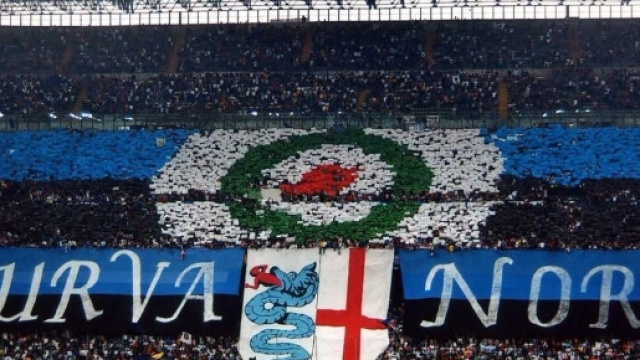La "Curva Nord" di San Siro - Milano.