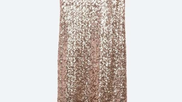 Vestito con paillettes rosa - Zara