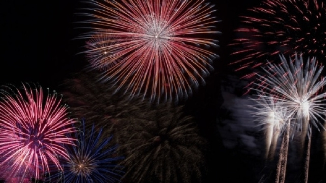I fuochi d'artificio per la notte di Capodanno