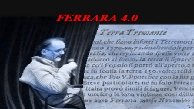 Claudio Pisapia, Ferrara, conferenza 'visual poem by futuguerra' - originale.