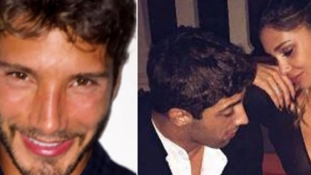 Da sinistra Stefano De Martino, Belen e Andrea Iannone
