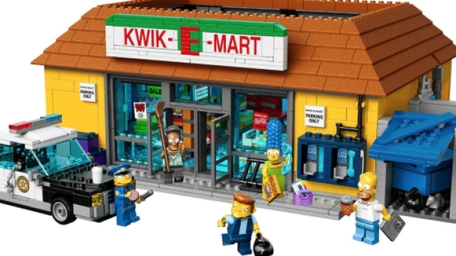 Il Jet Market in versione Lego dalla serie I Simpson
