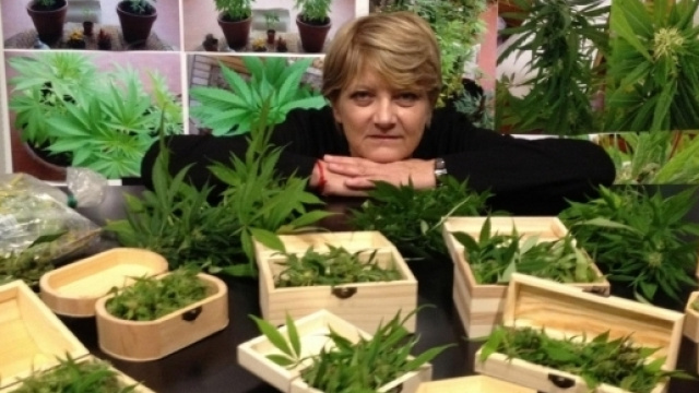 L'attivista pro cannabis dei Radicali Rita Bernardini