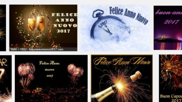 Auguri di buon e felice anno nuovo 2017