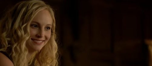 Damon and Sybil crash Caroline's Christmas party in 'The Vampire Diaries' - Image via Television Promos/Photo Screencap via The CW/YouTube.com