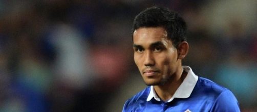 Teerasil Dangda of Thailand. AFF Suzuki Cup 2016 image sourced by Blasting News