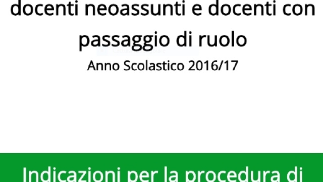 Come Istriversi a Indire neoassunti 2016