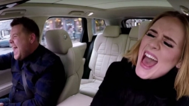 Il karaoke fra Adele e James Corden &egrave; il video pi&ugrave; visto del 2016 su YouTube