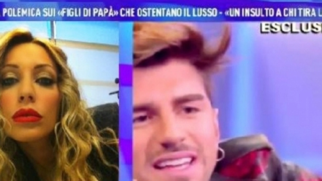 Domenica Live del 4/12: scontro tra Karina Cascella e Andrea Damante.