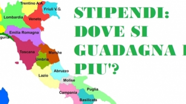 Ecco le citt&agrave; italiane dove si guadagna di pi&ugrave; e di meno.