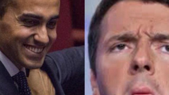Di Maio e Renzi dei rispettivi partiti politici