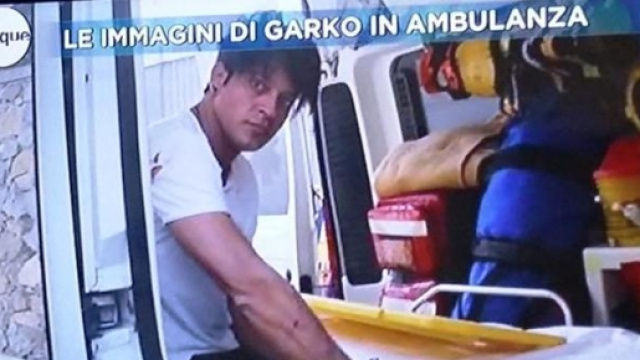 Gabriel Garko in ospedale per esplosione villa
