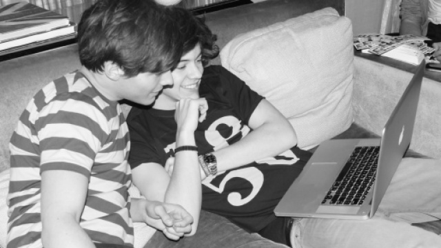 Harry Styles e Louis Tomlinson.